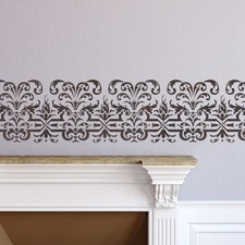 Wall Pattern Stencil Reusable Border Stencils Cerise for DIY Wall Decor