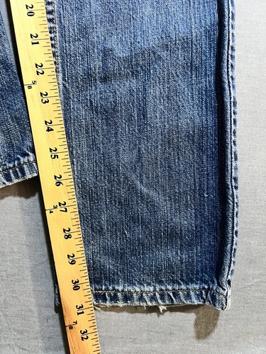 Levi's 505 Strauss & Co Jeans Slim Fit straight Boys 1 JR 26x31 Made In USA - Picture 11 of 13