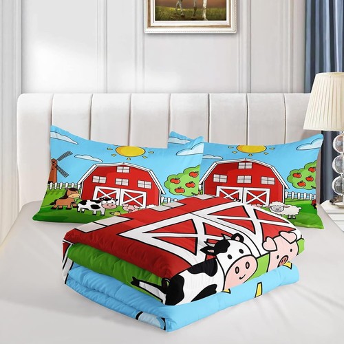 Lightweight Down Alternative Comforter Set for Kids - Queen Size 3 Pieces - Picture 6 of 9