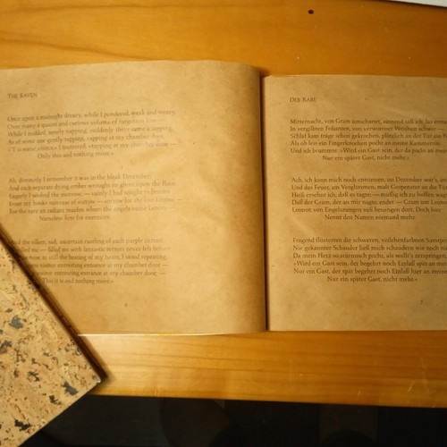 Edgar Ellan Poe The Raven Der Rabe Corvinus Presse 1996 Zeichnungen Wildenhahn - Bild 3 von 6