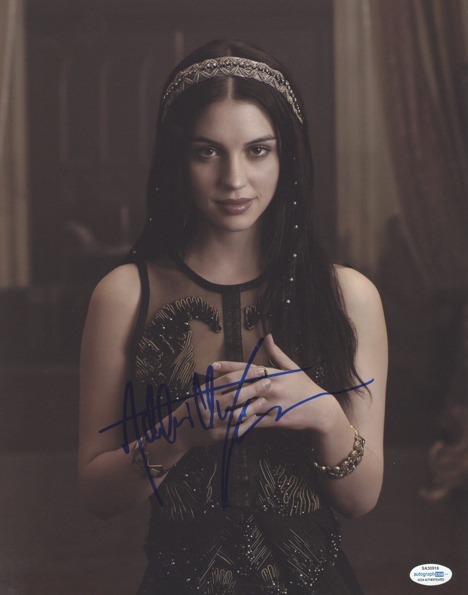 Sexy Reign Adelaide Kane Autographed Signed 11x14 Photo ACOA