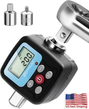 GOYOJO Digital Torque Meter Wrench Set 1/2" 1/4" 3/8" Adapters High Accuracy
