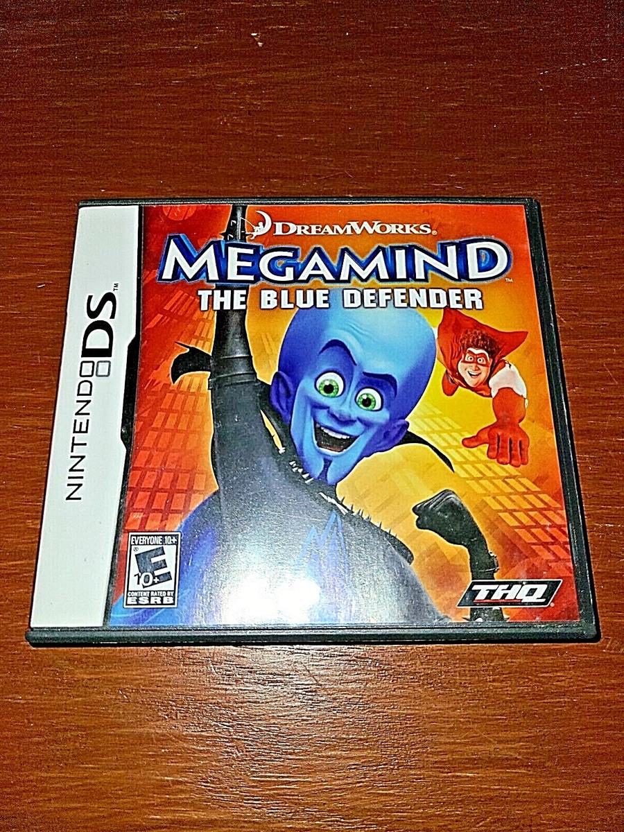 MEGAMIND: THE BLUE DEFENDER Game Complete w/ Manual CIB