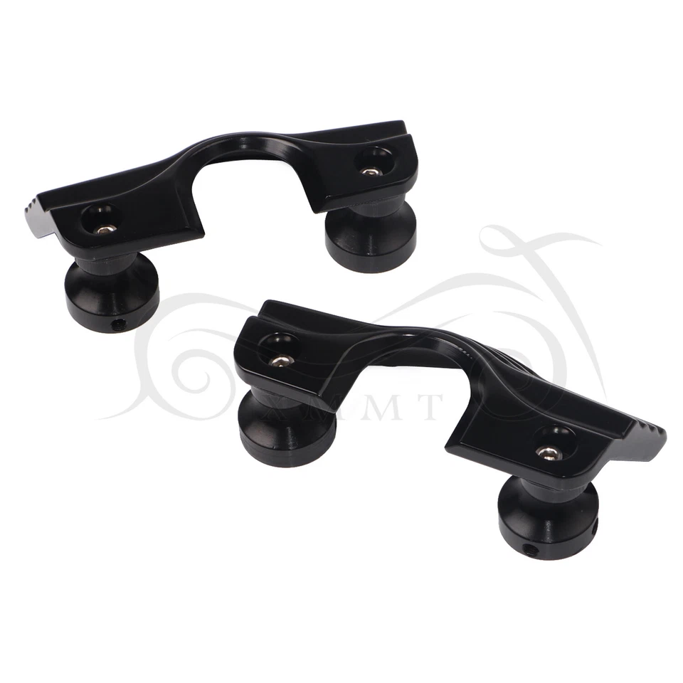 Cubiertas de cabezal de bujía negras de motor para Harley Tri Glide Ultra Classic FLHTCUTG Foto 3 de 4