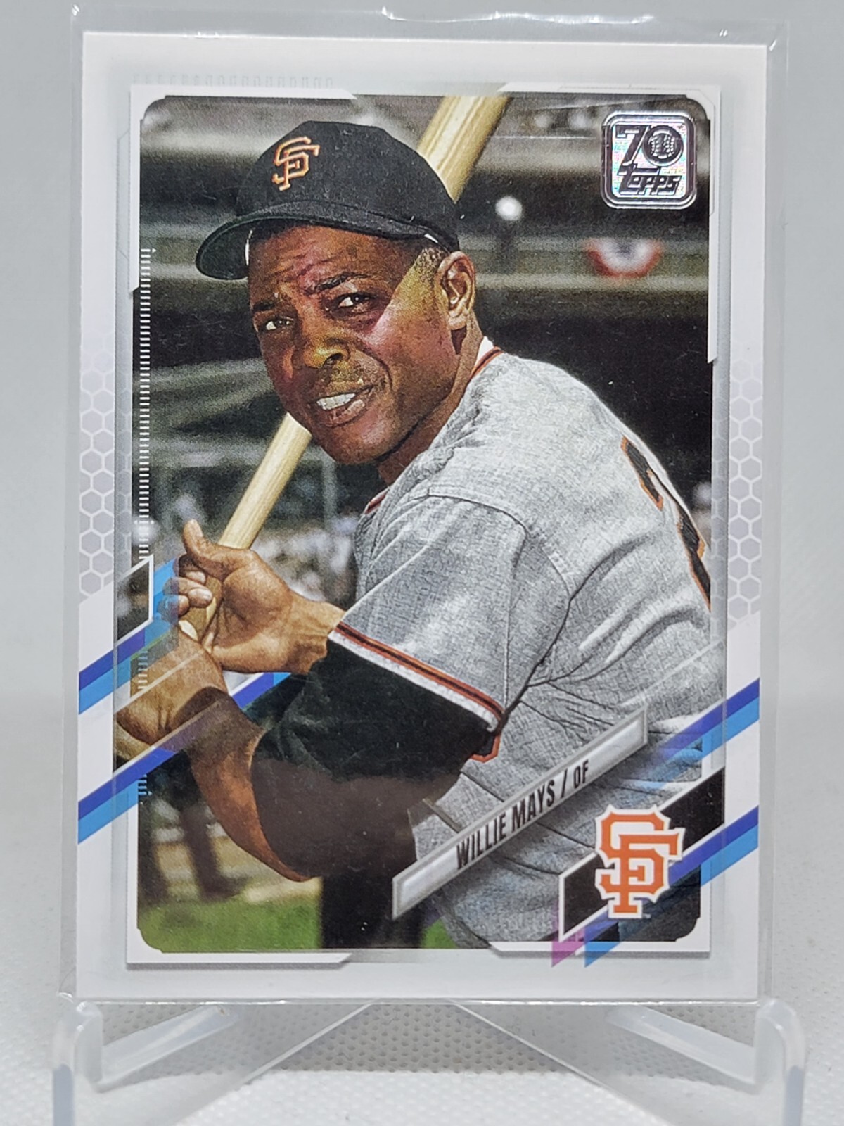 Willie Mays 2021 Topps SP Photo Variation #227 San Francisco Giants E3D