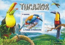 Sao Tome e Principe bloc-feuillet 1082 neuf avec gomme originale 2015 Tukane