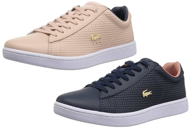 lacoste carnaby evo womens pink