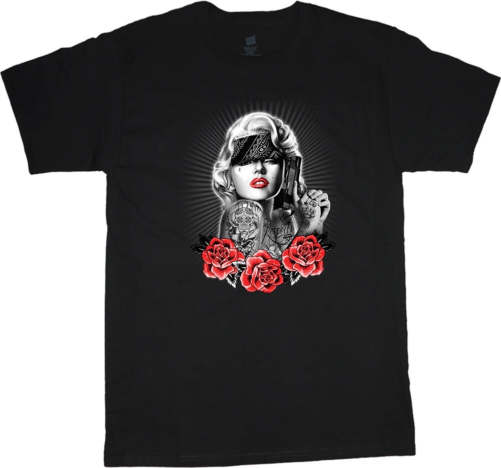 Marilyn Monroe T-shirt Mens Graphic Tees Clothing Apparel Marylin Monroe Bandana-image