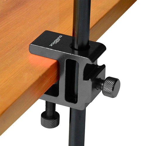 2pz Clip Supporto Lanterna per Palo Luce Mini Portalampada Attrezzi Campeggio Esterno - Foto 14 di 17