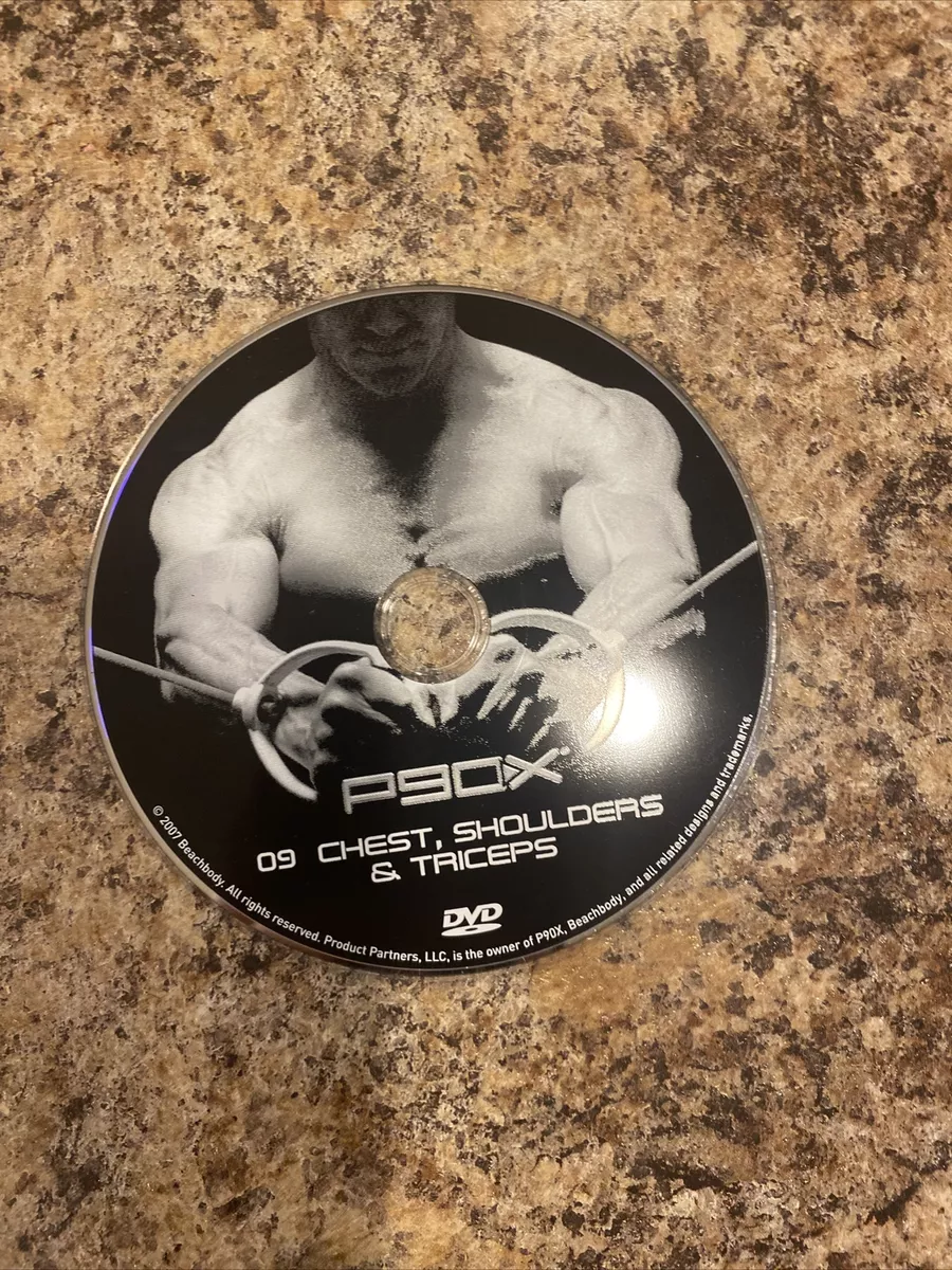 P90X Disc 9 Chest Shoulders Tricep Beachbody Replacement DVD