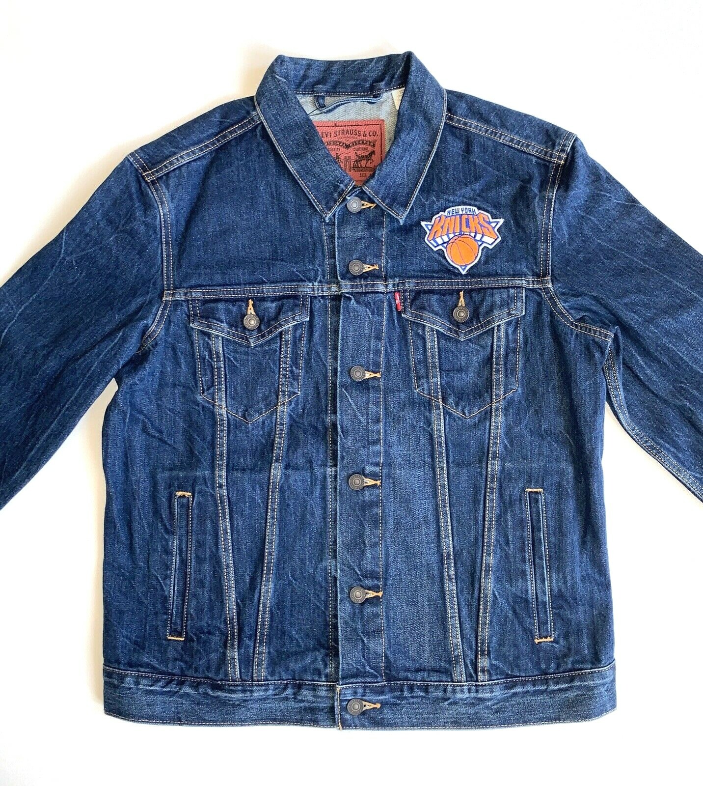 NBA New York Knicks Levi's Blue Denim 