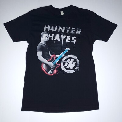 Hunter Hayes Tattoo Your Name Tour T-shirt Black Small Country Music