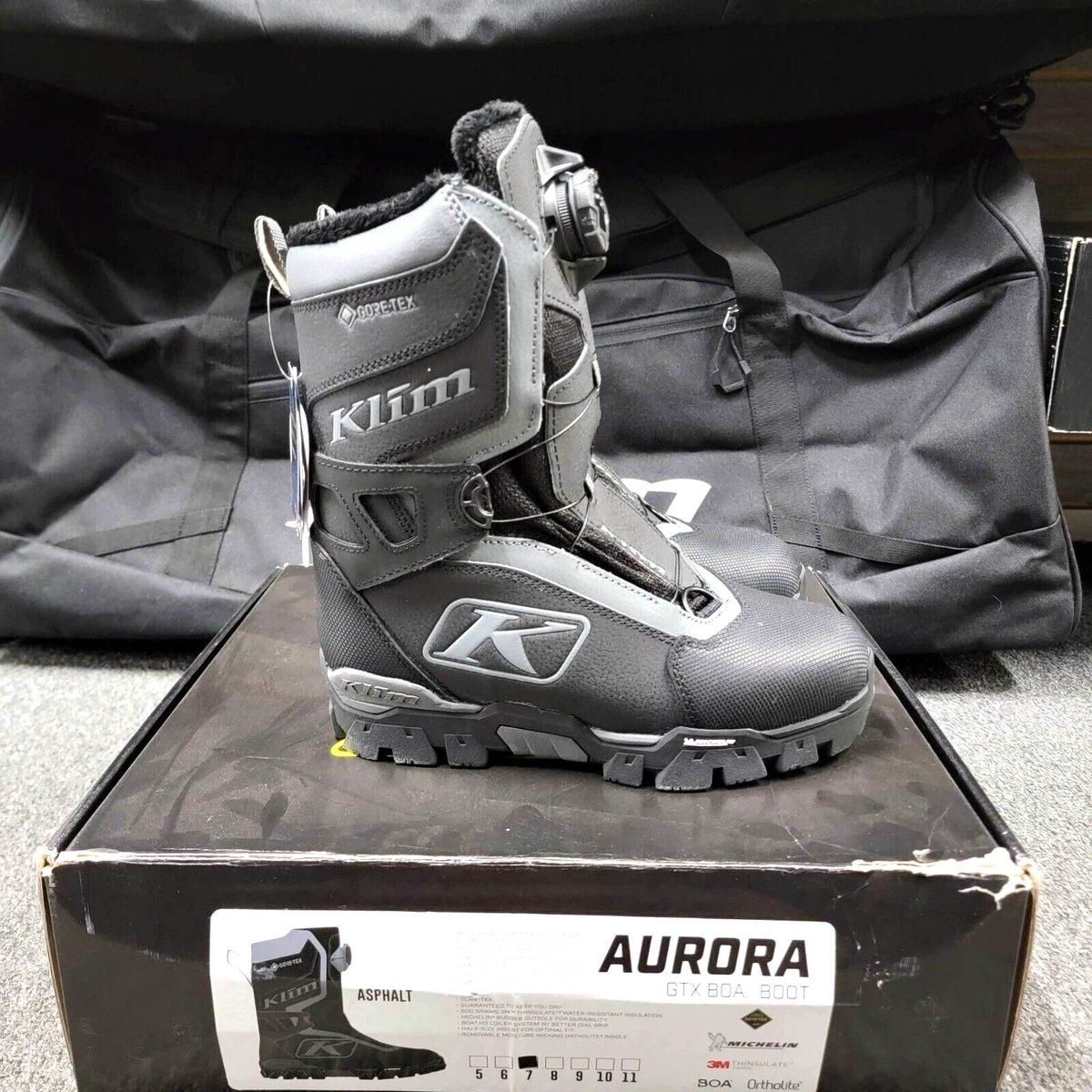 WOMENS KLIM BOA BOOT WOMENS KLIM SNOWMOBILE BOOTS SIZE 7 3390 001