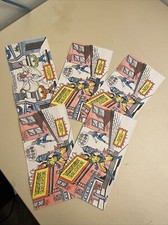mcdonalds happy meal bag lot 5 marvel spiderman wolverine etc