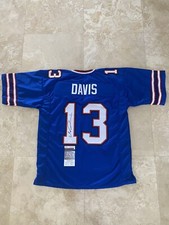 GABRIEL DAVIS Signed Custom Stitched BUFFALO BILLS JERSEY JSA  WITNESS WA323720