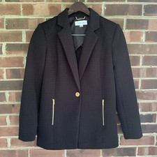 Calvin Klein Black Career Work Blazer Jacket Women  s US 6 Regular