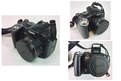 Canon PowerShot S5 IS 8.0MP 12x Optical Zoom Digital Camera #W3549