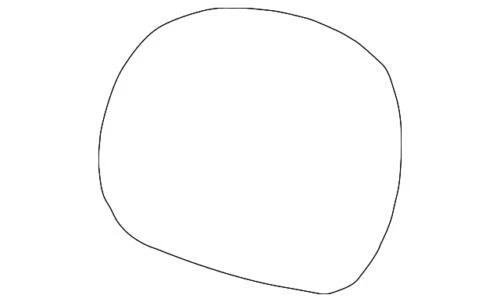 Genuine Ford Mirror Glass F85Z-17K707-AC
