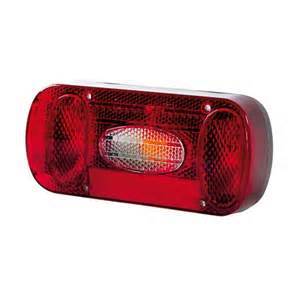 TARGA FANALE POSTERIORE PER TRATTORI CARRELLO APPENDICE RIMORCHIO SX 34801