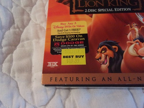 THE LION KING PLATINUM EDITION 2-DISC SPECIAL DVD NEW WS DISNEY ELTON JOHN ANIME - Picture 17 of 18