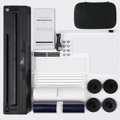 Wireless Tattoo Printer Kit with Acrylic Holder Stencil Roll Paper Portable Bag