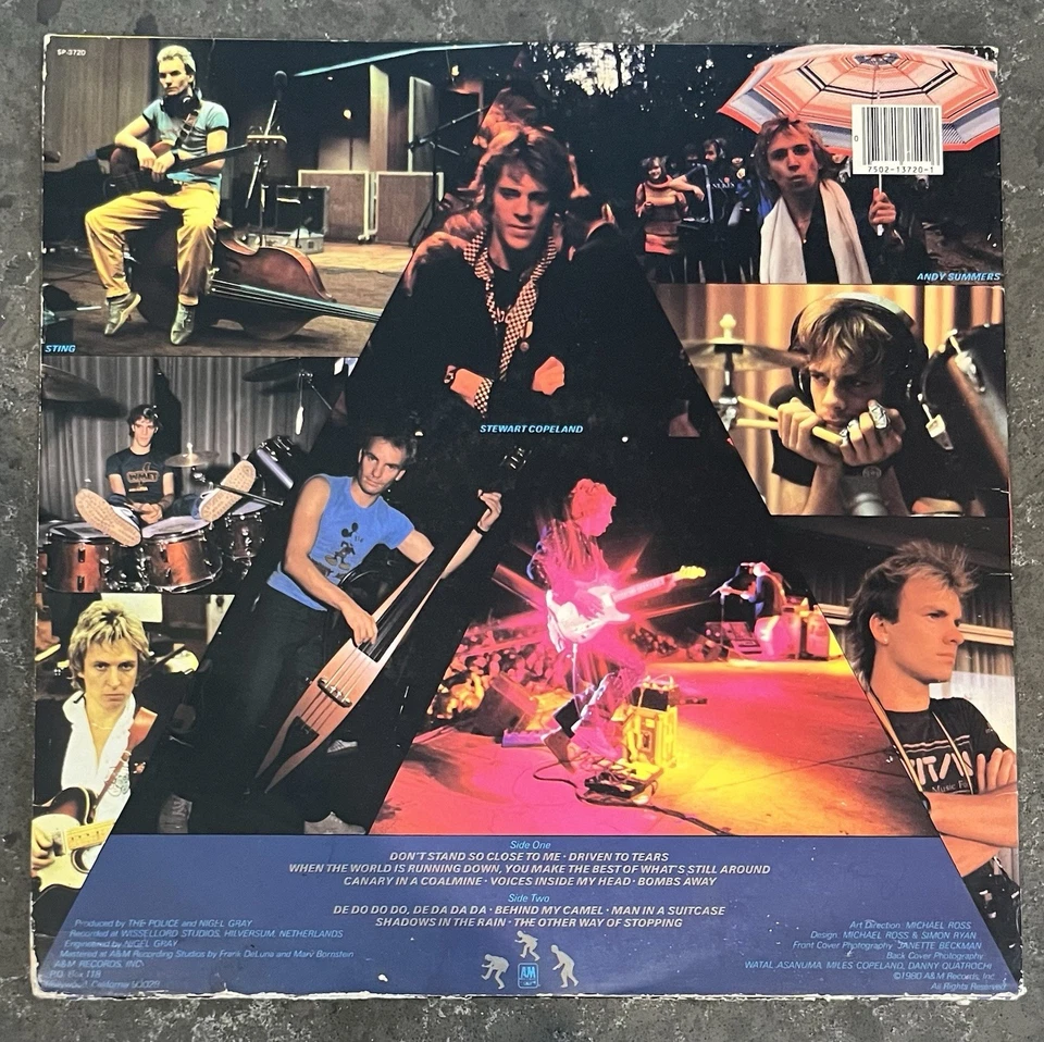 Vintage Vinyl Record The Police Zenyatta Mondatta Dont Stand So Close To Me 1981 - Image 3 of 4