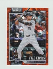 KYLE KARROS 2026 TOPPS ORANGE DIAMANTE FOIL  /25 RC  + BASE - HANGER EXCLUSIVE
