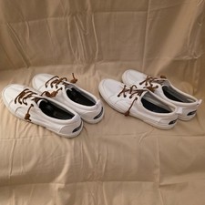Sperry Women's Crest Vibe Canvas Sneakers White 2 pairs