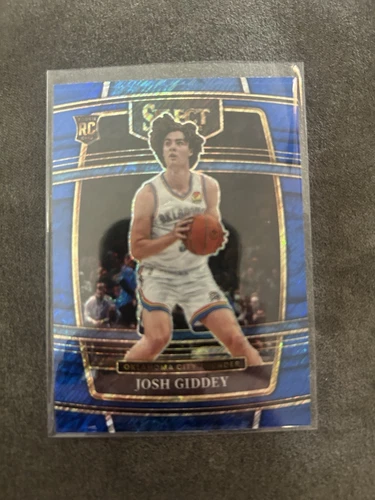2021-22 Panini Select - Concourse Josh Giddey #58 Blue Shimmer Prizm (RC)