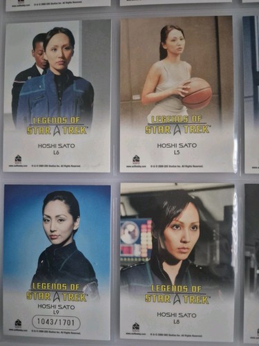 STAR TREK LEGENDS OF STAR TREK SET 1 LINDA PARK AS HOSHI PARK 1043/1701 - Picture 8 of 11
