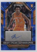 2023 Panini Prizm Draft Picks Blue Ice 31/49 Julian Phillips #DPA-JPL Auto 1pe9
