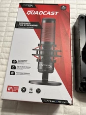 HyperX QuadCast USB Gaming Microphone Compatible with PS4/PS5/PC/MAC