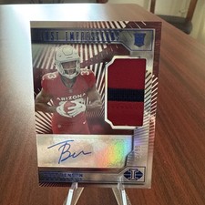 2024 Panini Illusions Trey Benson First Impressions Autograph 91/99 RC RPA SP