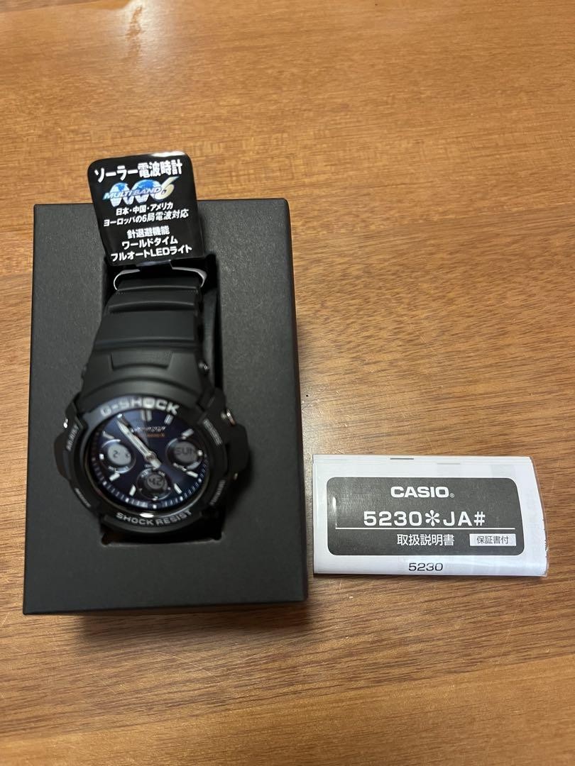 ￼CASIO G-SHOCK 5230 JA Casio G-SHOCK 5230 JA Multi Band Solar Black Blue Digital