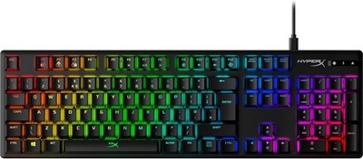 BRANDNEUE HYPERX ALLOY ORIGINS RGB GAMING MECHANISCHE TASTATUR UK LAYOUT ROT