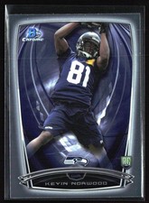 2014 Bowman Chrome #206 Kevin Norwood RC ROOKIE CARD. rookie card picture