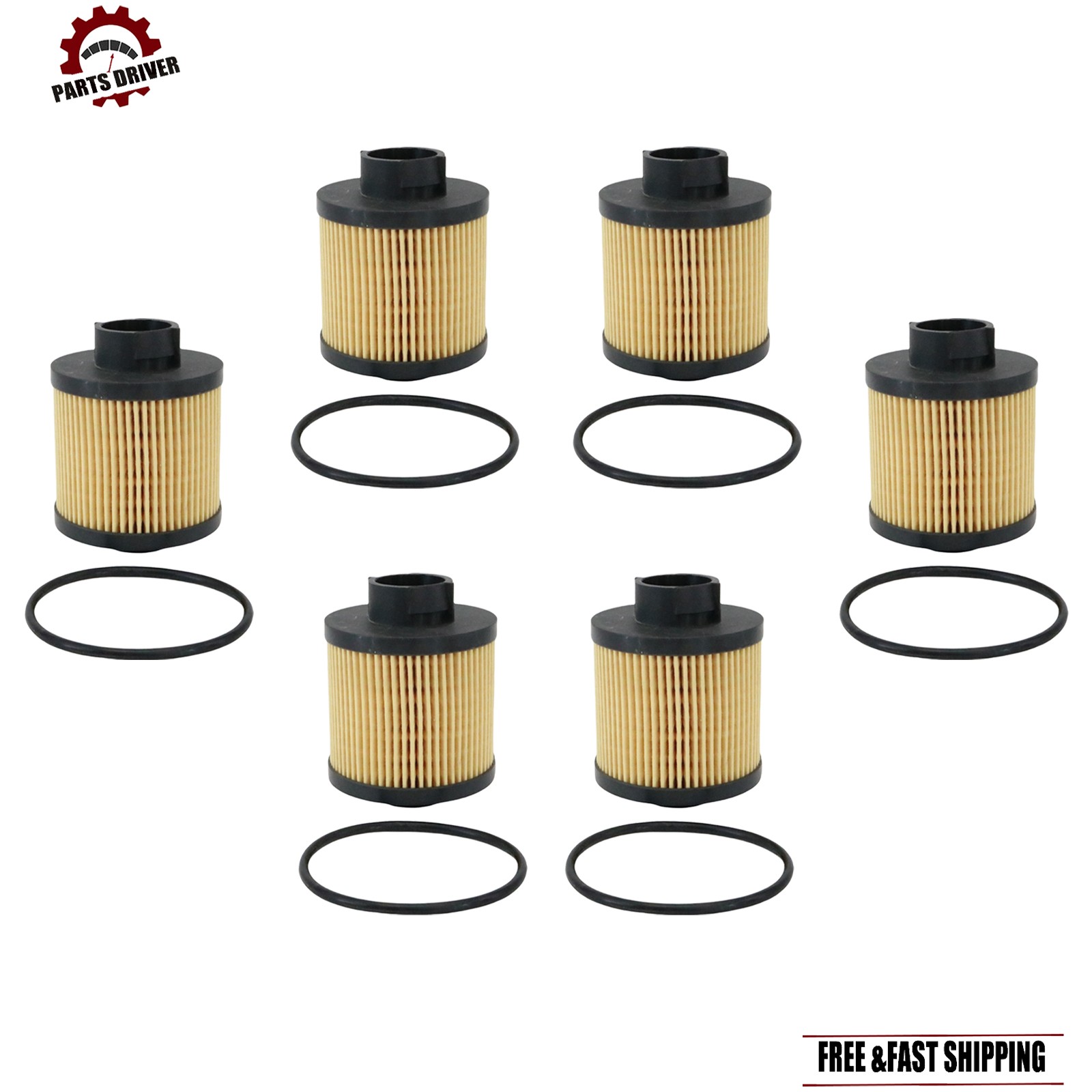 6X For Lamborghini Gallardo Spyder Coupe Superleggera SE Base Nera Oil Filter US