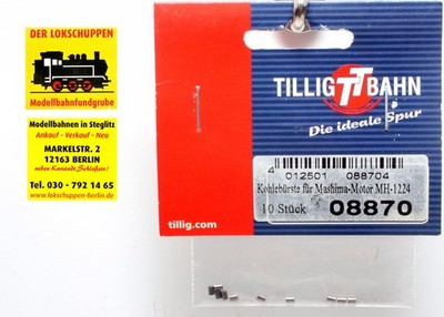 TILLIG 08870: Kohlebürsten für Mashima-Motor MH-1224, 10 Stück [F]