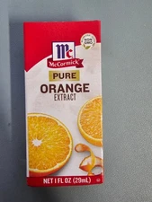 2 PACK McCormick Pure Orange Extract, 1 fl oz