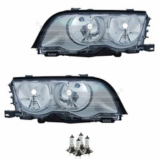 Scheinwerfer Set rechts & links titan H7/H7 für BMW 3er Touring E46 inkl. Lampen