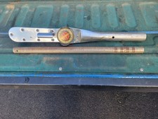 Snap-on TE 1003-L Torqometer Torque Wrench 1in Drive with 2 foot cheater bar
