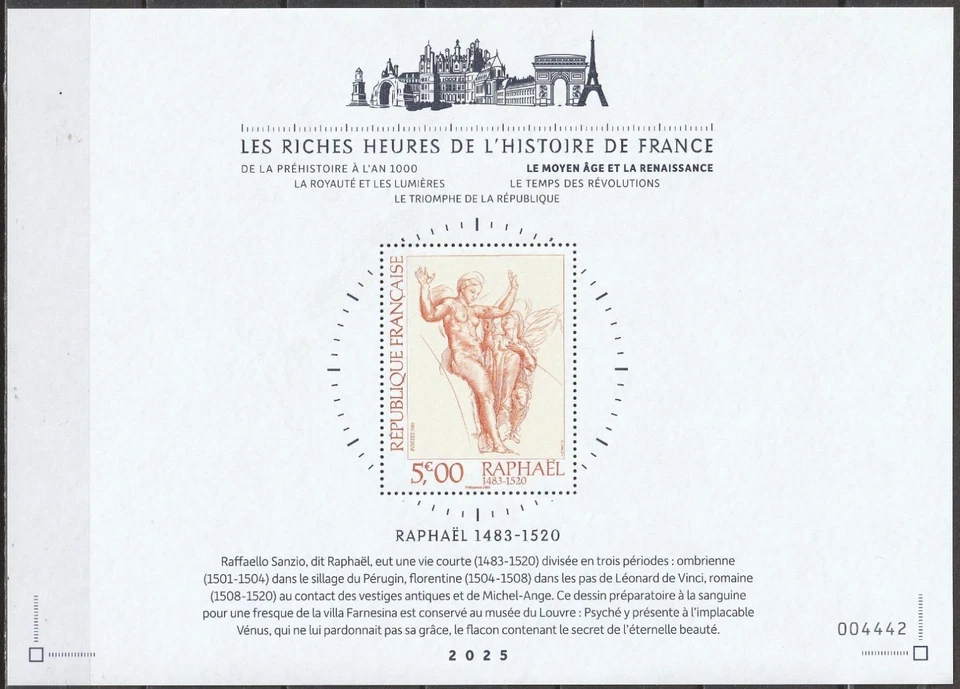 Francia 2025 Historia Francesa Edad Media Renacimiento Rafael Bayard Rabelais 10xms Foto 2 de 4