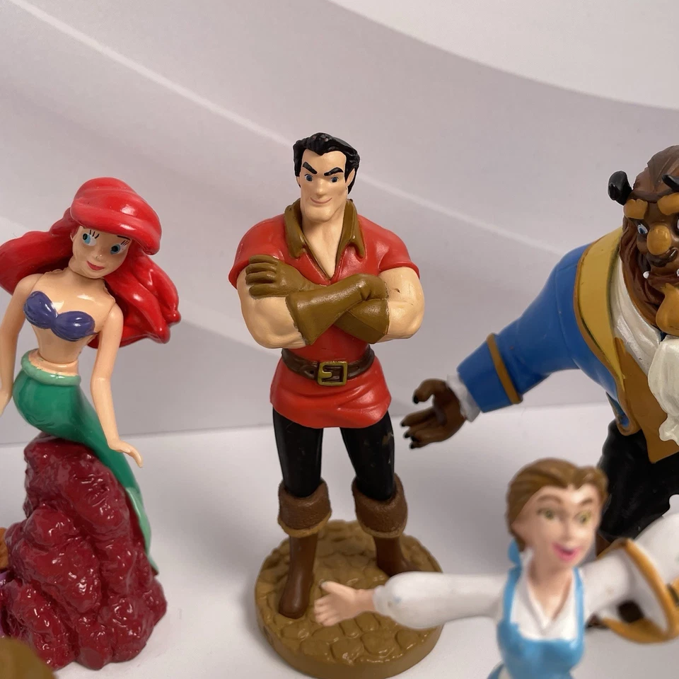 Lot of Assorted Disney Figures Toys Cake Toppers Ariel Cinderella Jasmine Mulan - Image 4 of 4
