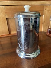 Vintage Chrome Plated Preserve Jar