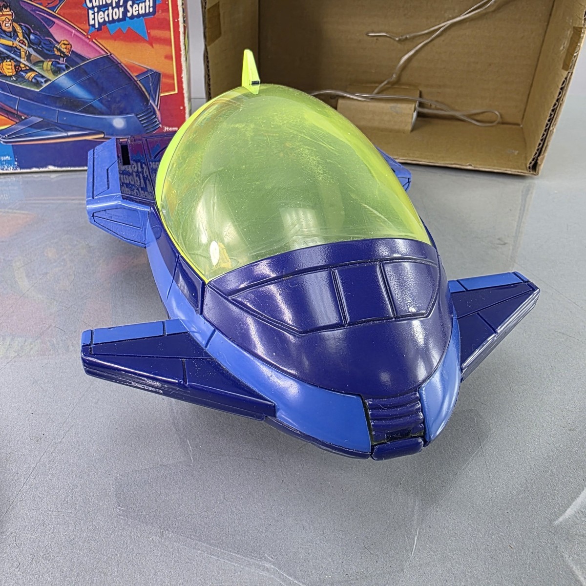 Marvel Comics X-Men Mini Blackbird Jet Vehicle Complete ToyBiz