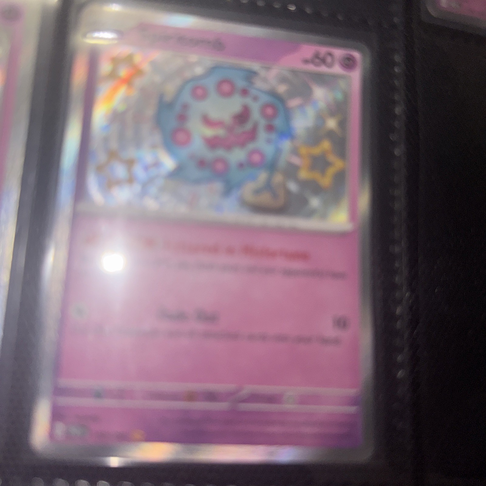 Spiritomb 158/091 Shiny Rare Paldean Fates Pokemon Near Mint