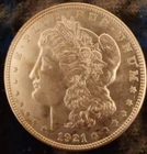 1921 D Morgan Dollar AU About Uncirculated 90% Silver $1 US Coin