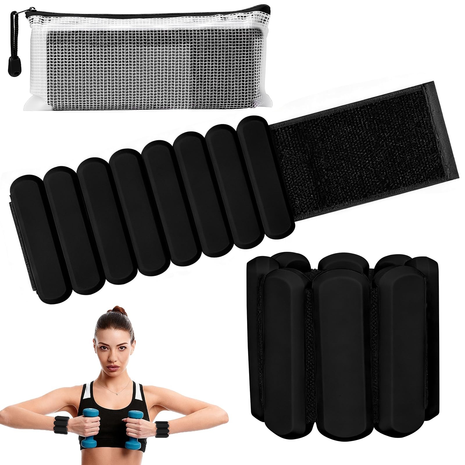 Poids de poignet 0.45kg et cheville pour fitness Pilates à la maison
