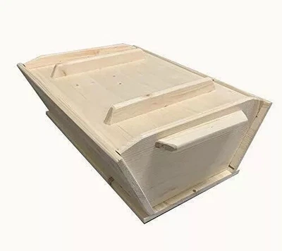 EUROSHOPPINGONLINE Madia maddia maidda in legno lamellare cassetta 50x40x20 con coperchio