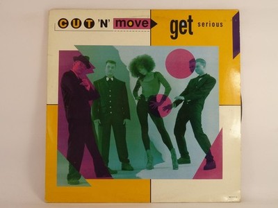 CUT 'N' MOVE GET SERIOUS (76) 4 Track 12'' Single including Picture Sleeve SONY